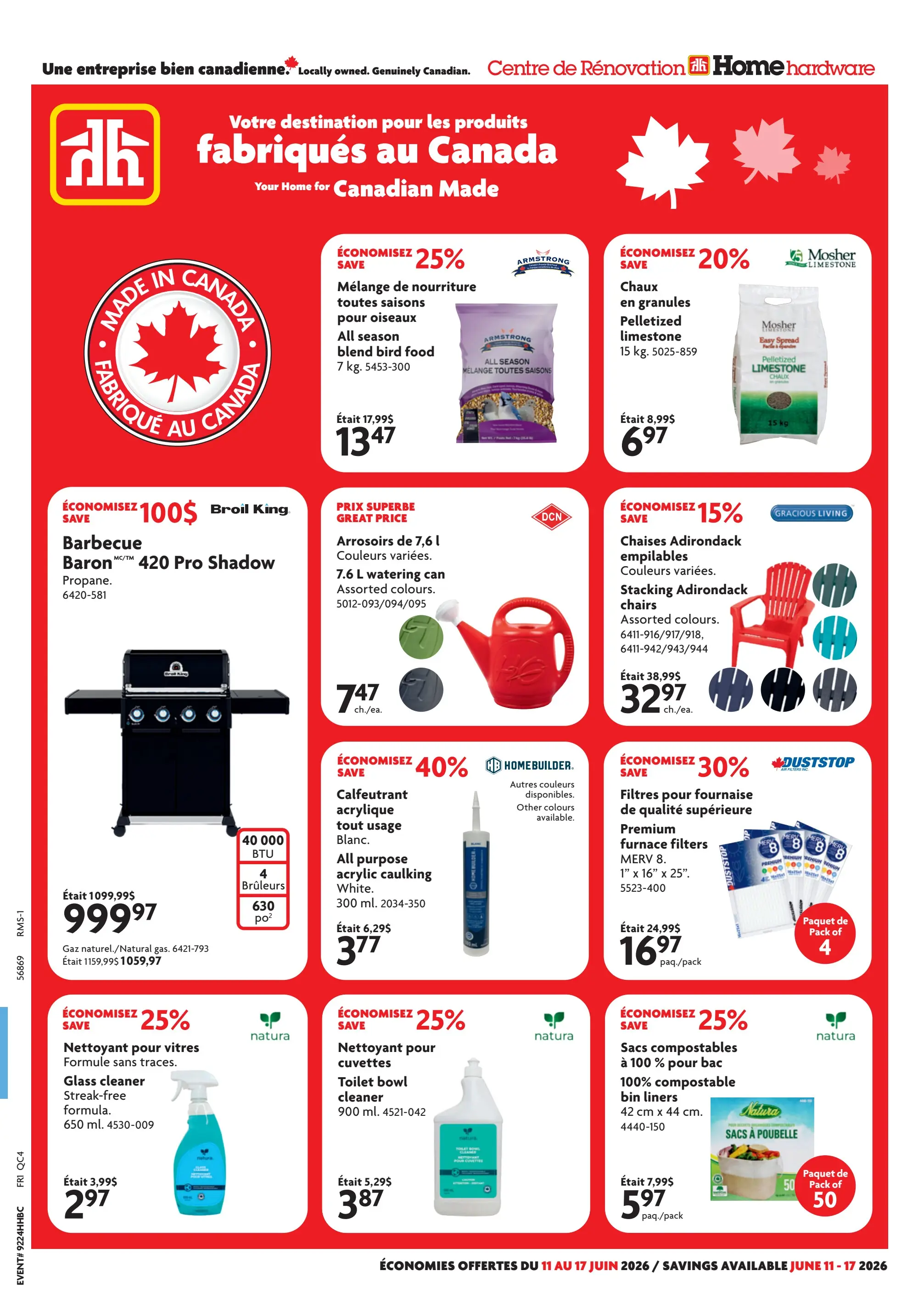Circulaire Home Hardware Du 11 Au 17 Juin 2026