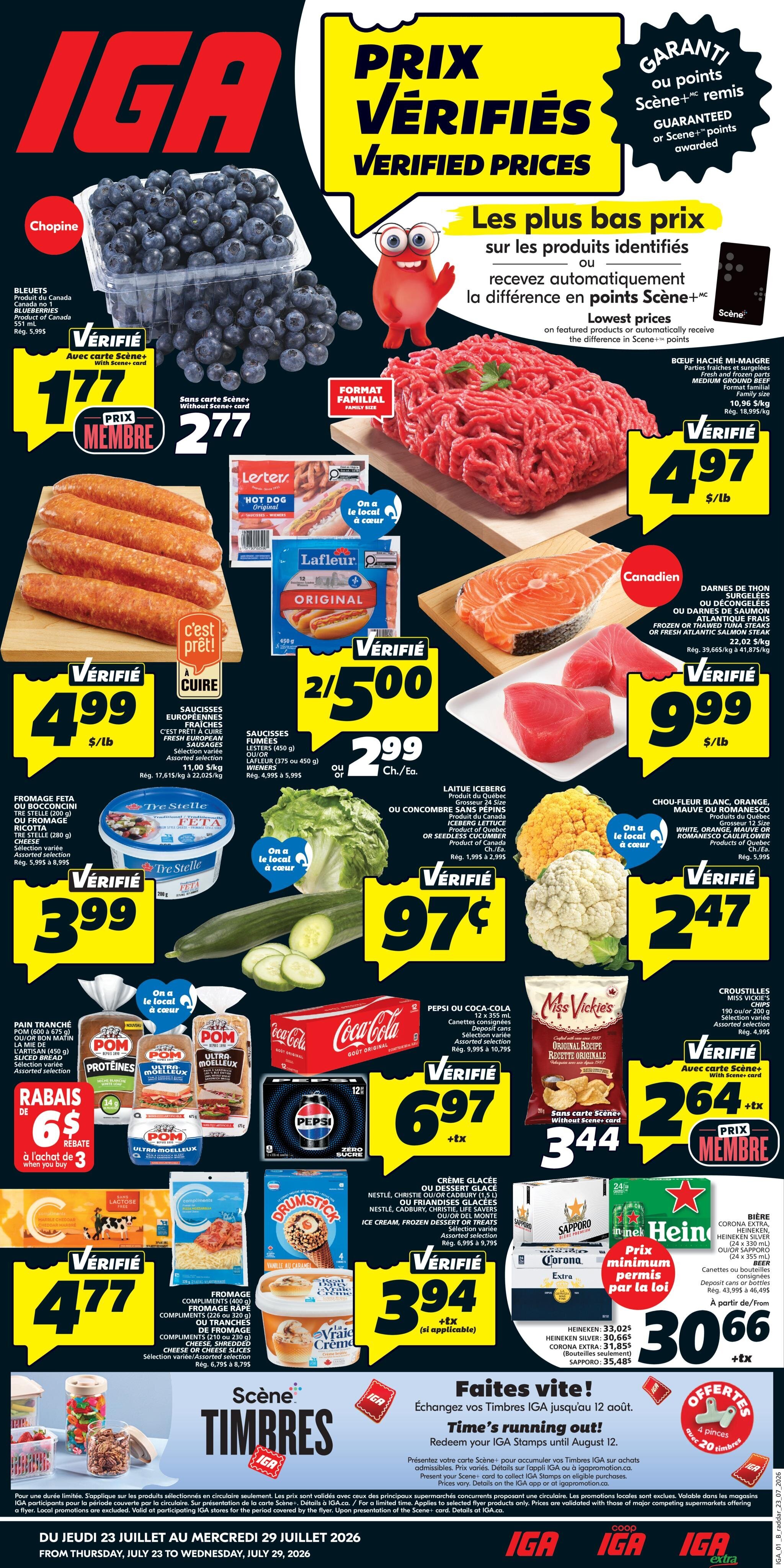 Circulaire IGA - Épicerie Du 23 Au 29 Juillet 2026 - Page 1