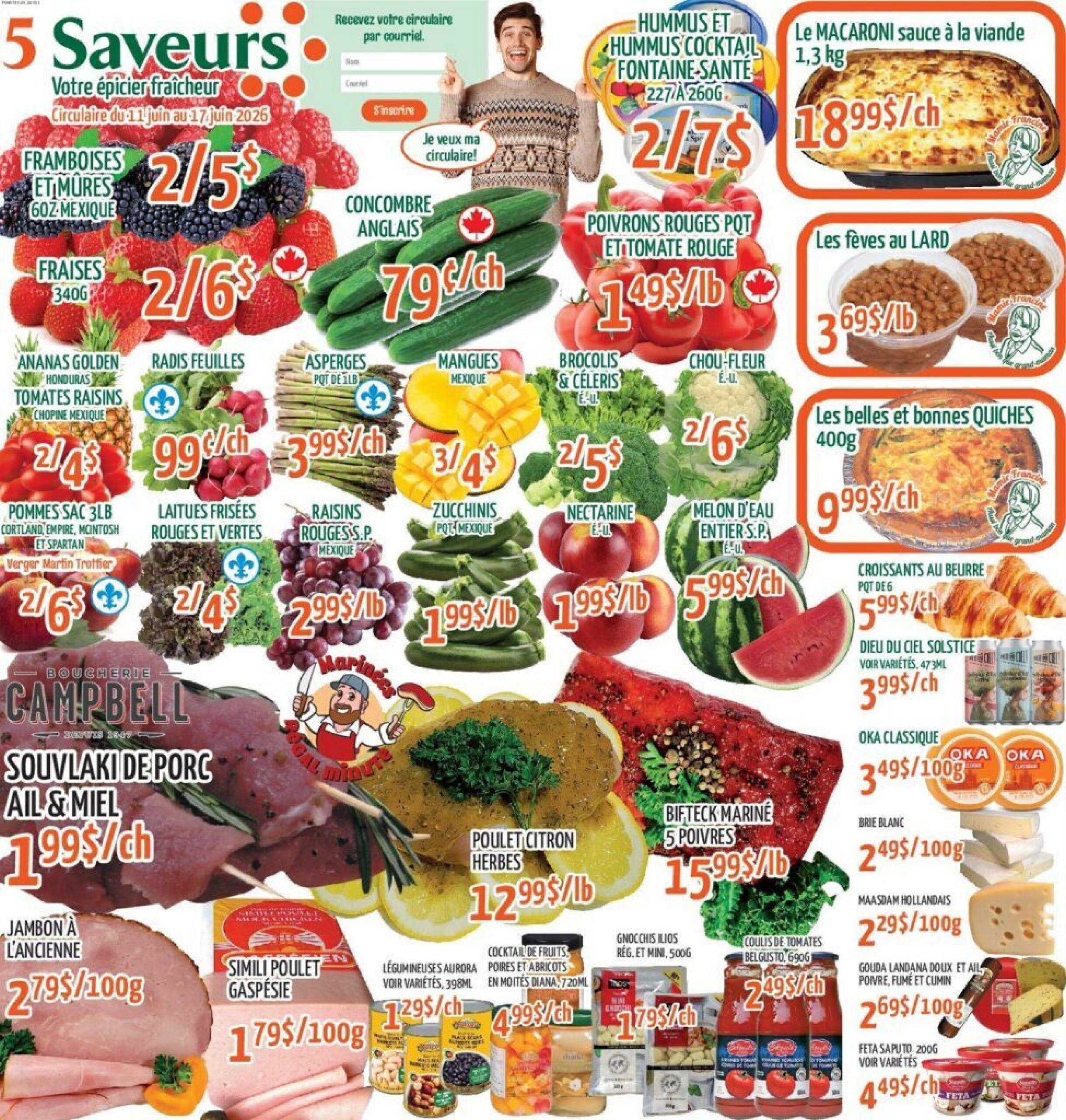 Circulaire Marche Le 5 Saveurs Du 11 Au 17 Juin 2026 - Page 1