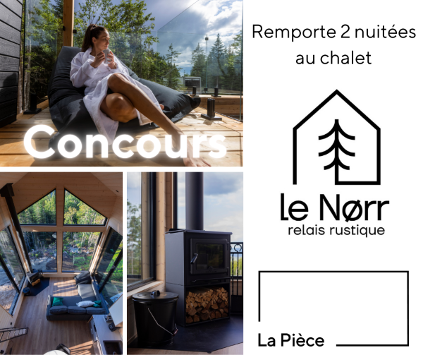 Concours Gagnez 2 nuitées dans un chalet de rêve situé en pleine nature au Lac-Beauport! Concours Gagnez 2 Nuitées Dans Un Chalet De Rêve Situé En Pleine Nature Au Lac Beauport!